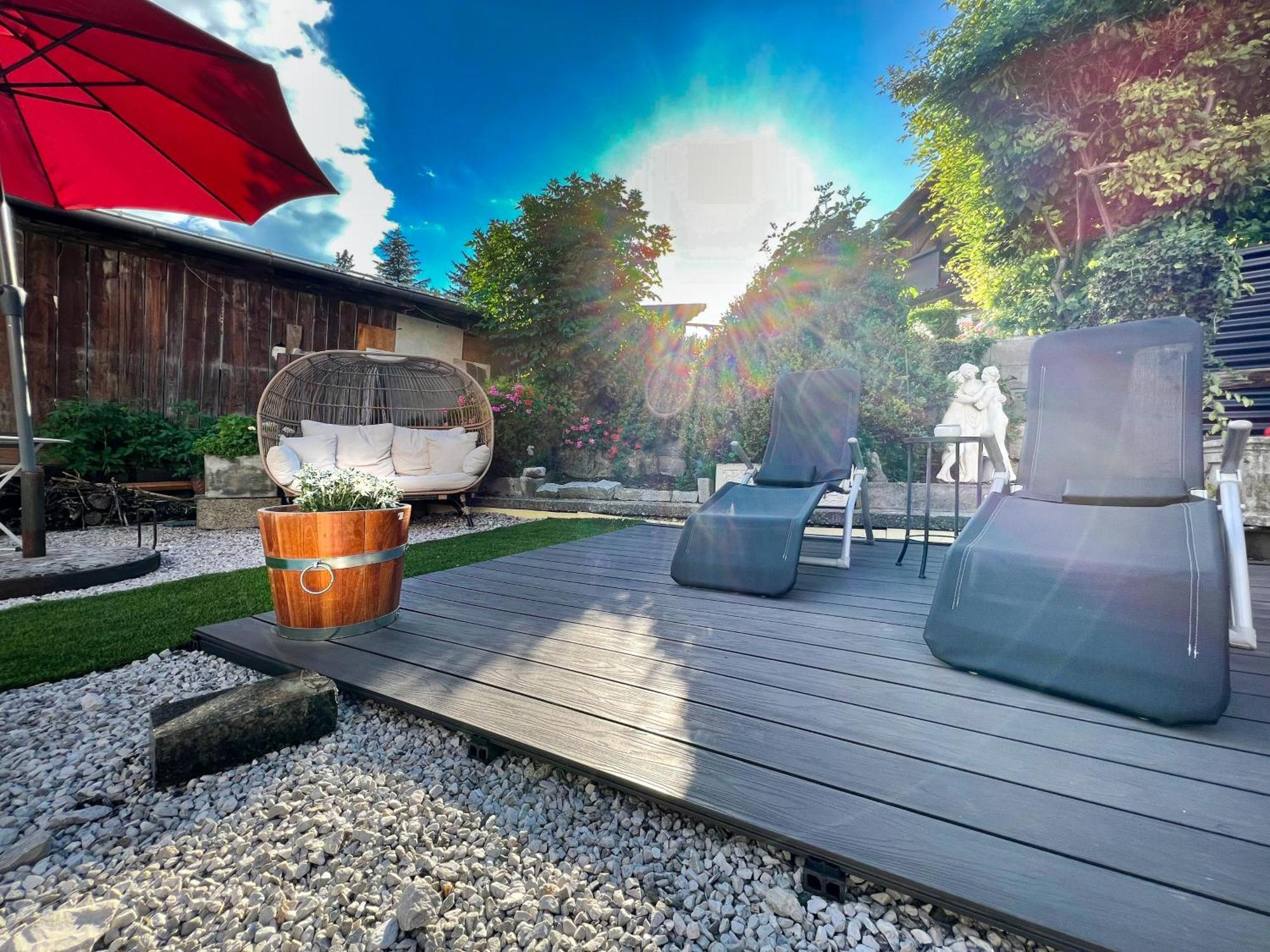 Mitten Im Zentrum Ferienwohnungen Mit Sonniger Terrasse 텔프스 외부 사진